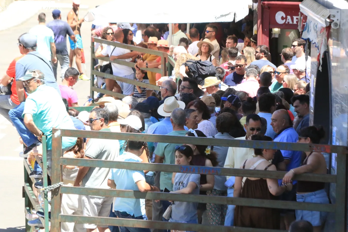 Encierro a caballo del Corpus en Vitigudino / CORRAL