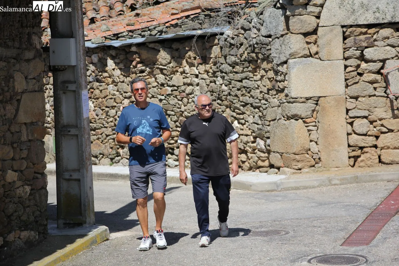 Encierro a caballo en Bogajo con reses de Hros. de Dionisio Rodríguez
