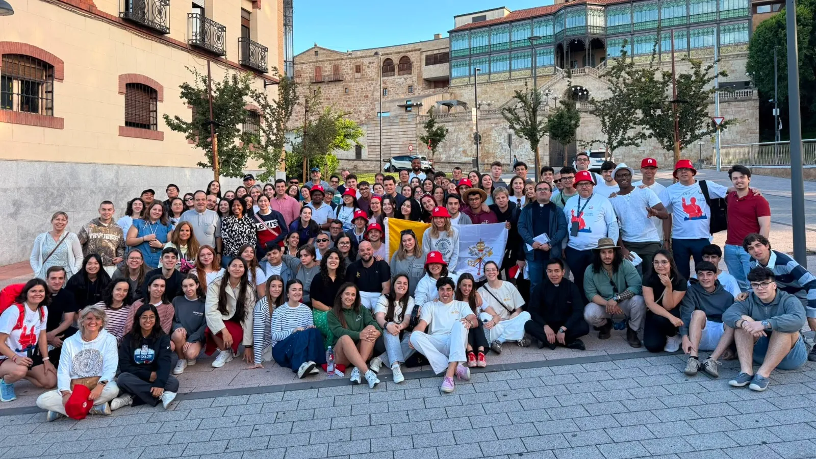 Jóvenes de la Diócesis de Ciudad Rodrigo junto con la Diócesis de Salamanca 