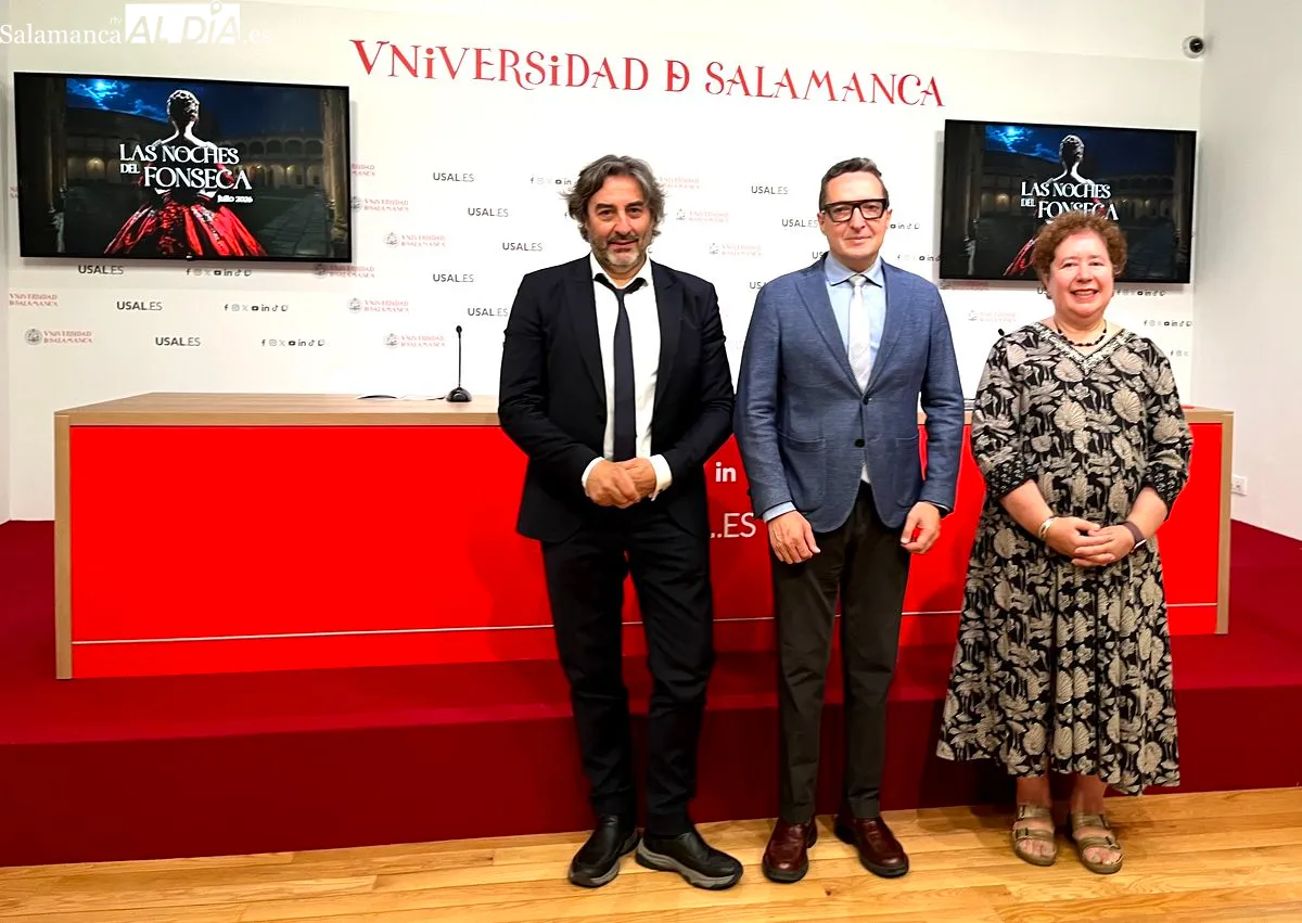 Presentación de Las Noches del Fonseca 2026 en la Universidad de Salamanca. Foto de Emily Rivas