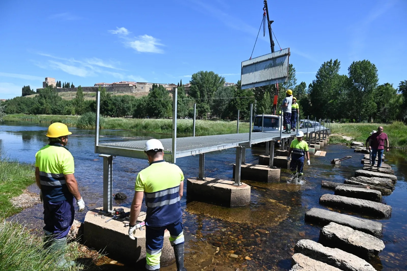 Pasarela del río Águeda 