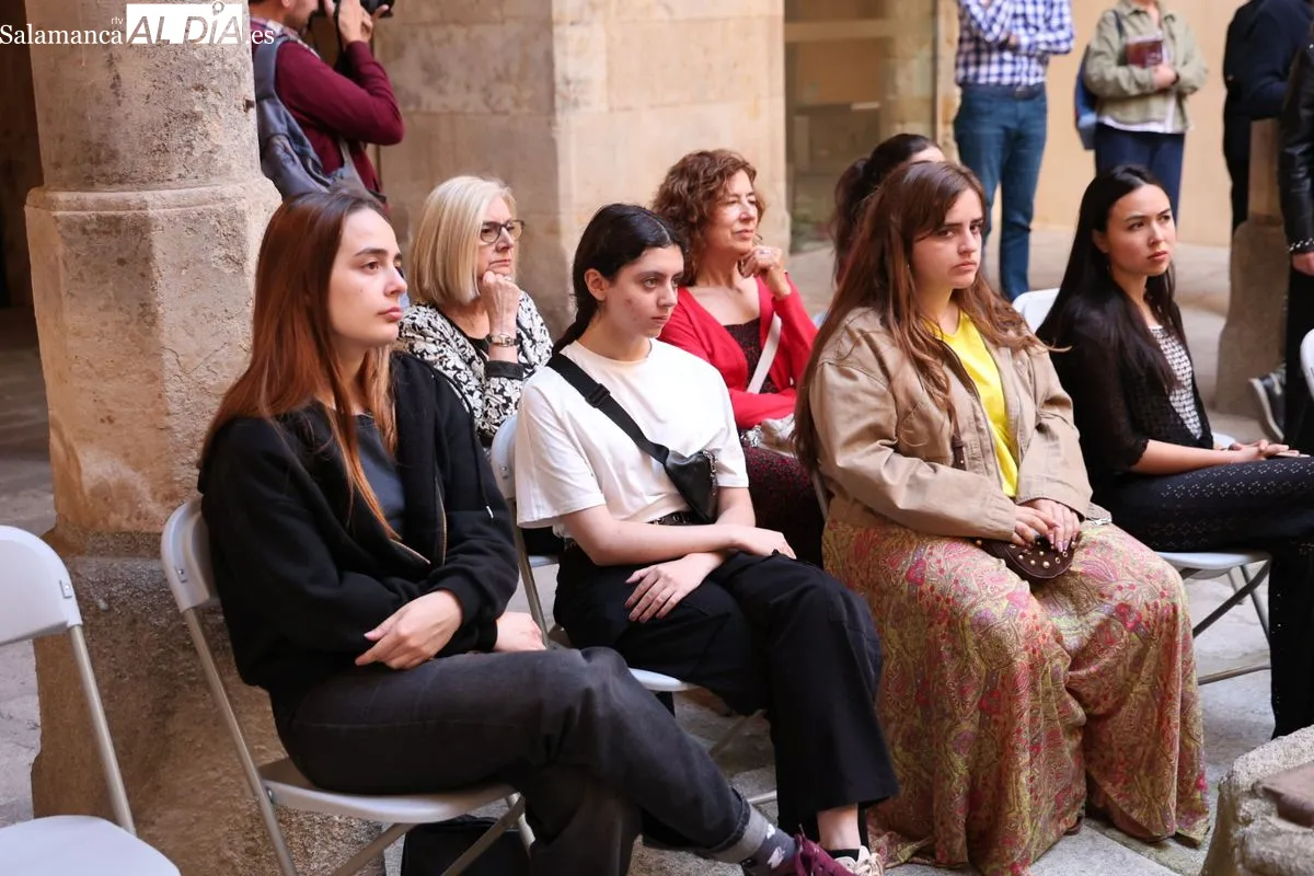 Presentación de Salamanca Plazas y Patios, que rinde homenaje al V Centenario de la Escuela de Salamanca. Foto de David Sañudo