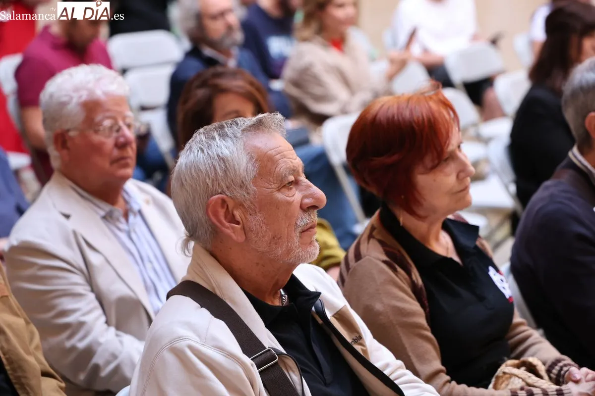 Presentación de Salamanca Plazas y Patios, que rinde homenaje al V Centenario de la Escuela de Salamanca. Foto de David Sañudo
