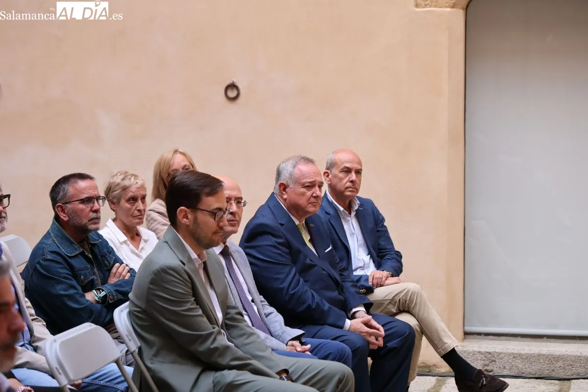 Presentación de Salamanca Plazas y Patios, que rinde homenaje al V Centenario de la Escuela de Salamanca. Foto de David Sañudo