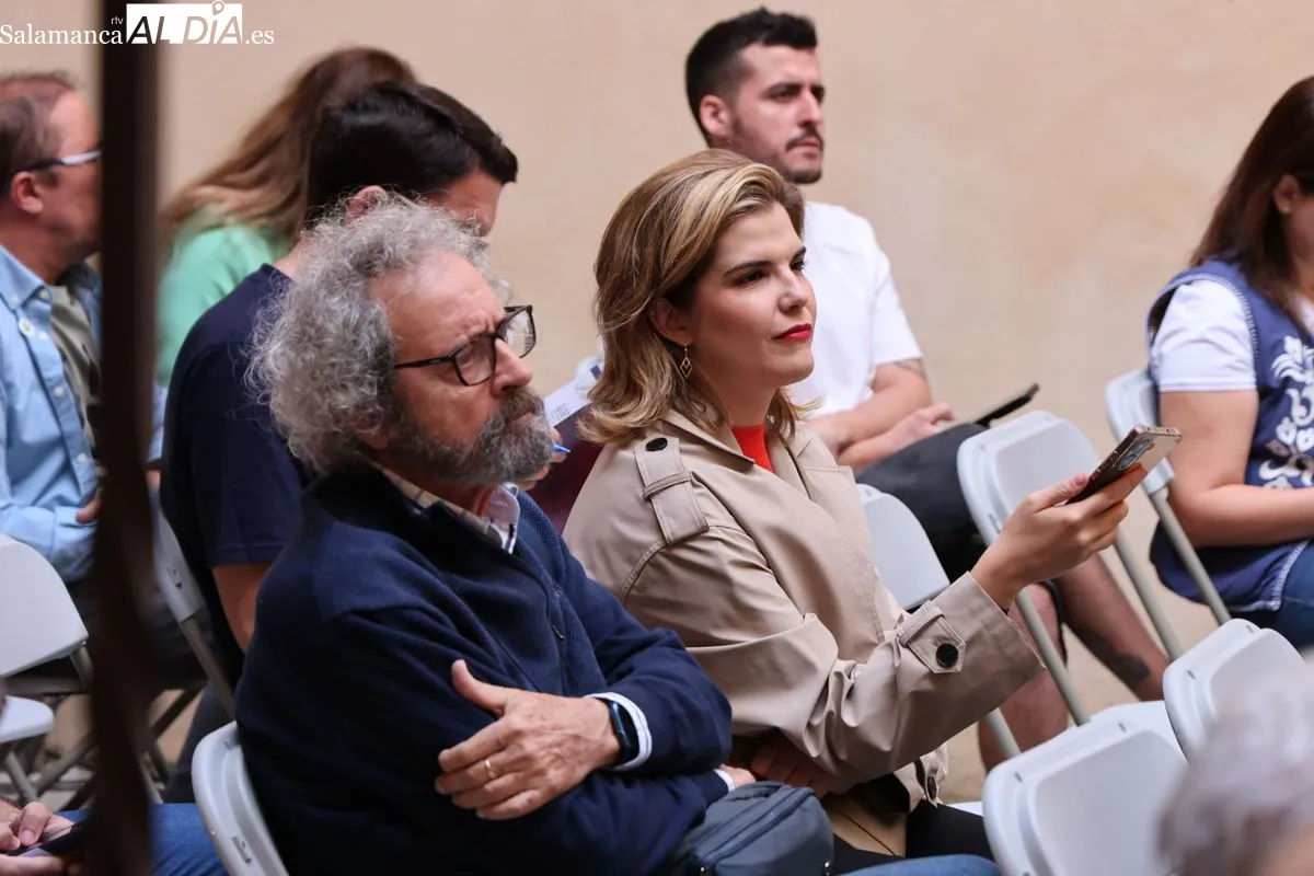 Presentación de Salamanca Plazas y Patios, que rinde homenaje al V Centenario de la Escuela de Salamanca. Foto de David Sañudo