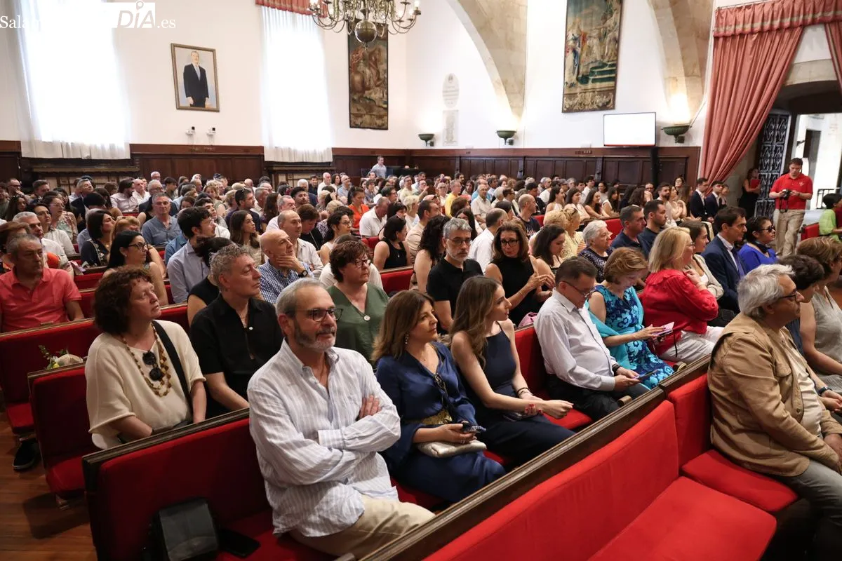 Entrega en el Paraninfo de los Premios Extraordinarios de Grado de la USAL. Foto de David Sañudo