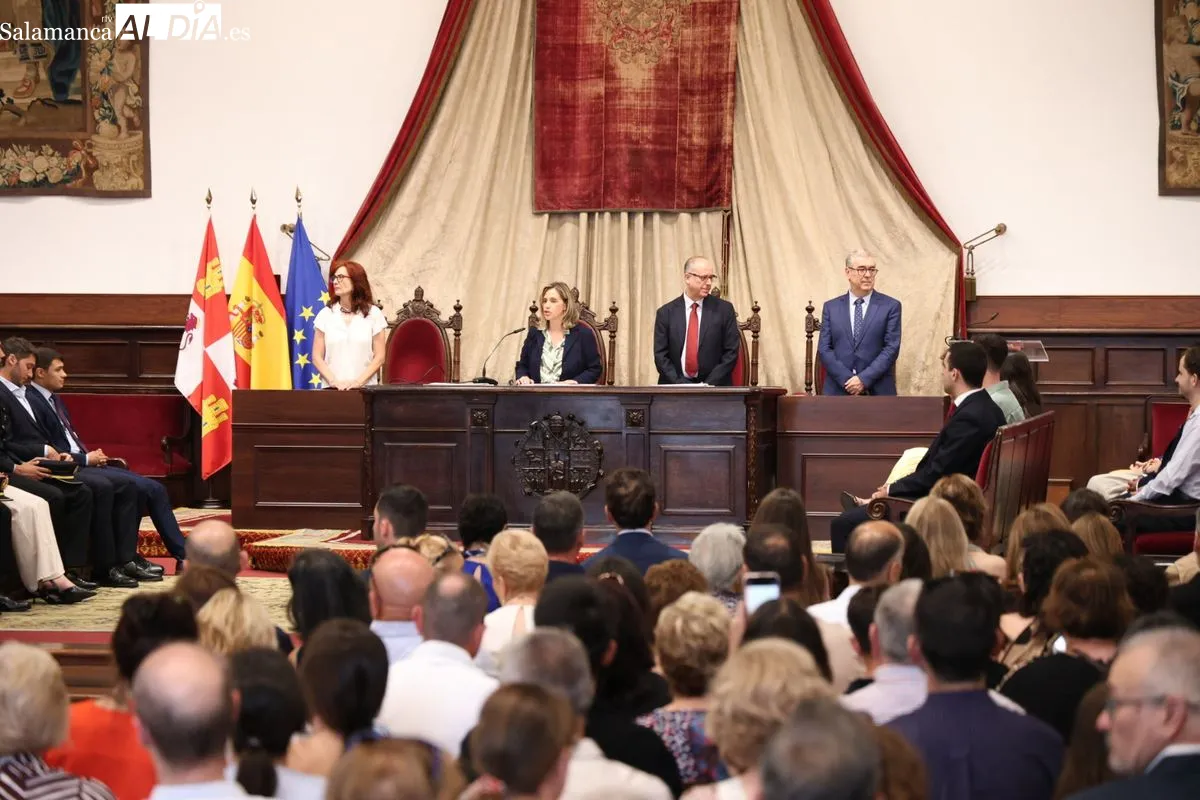 Entrega en el Paraninfo de los Premios Extraordinarios de Grado de la USAL. Foto de David Sañudo
