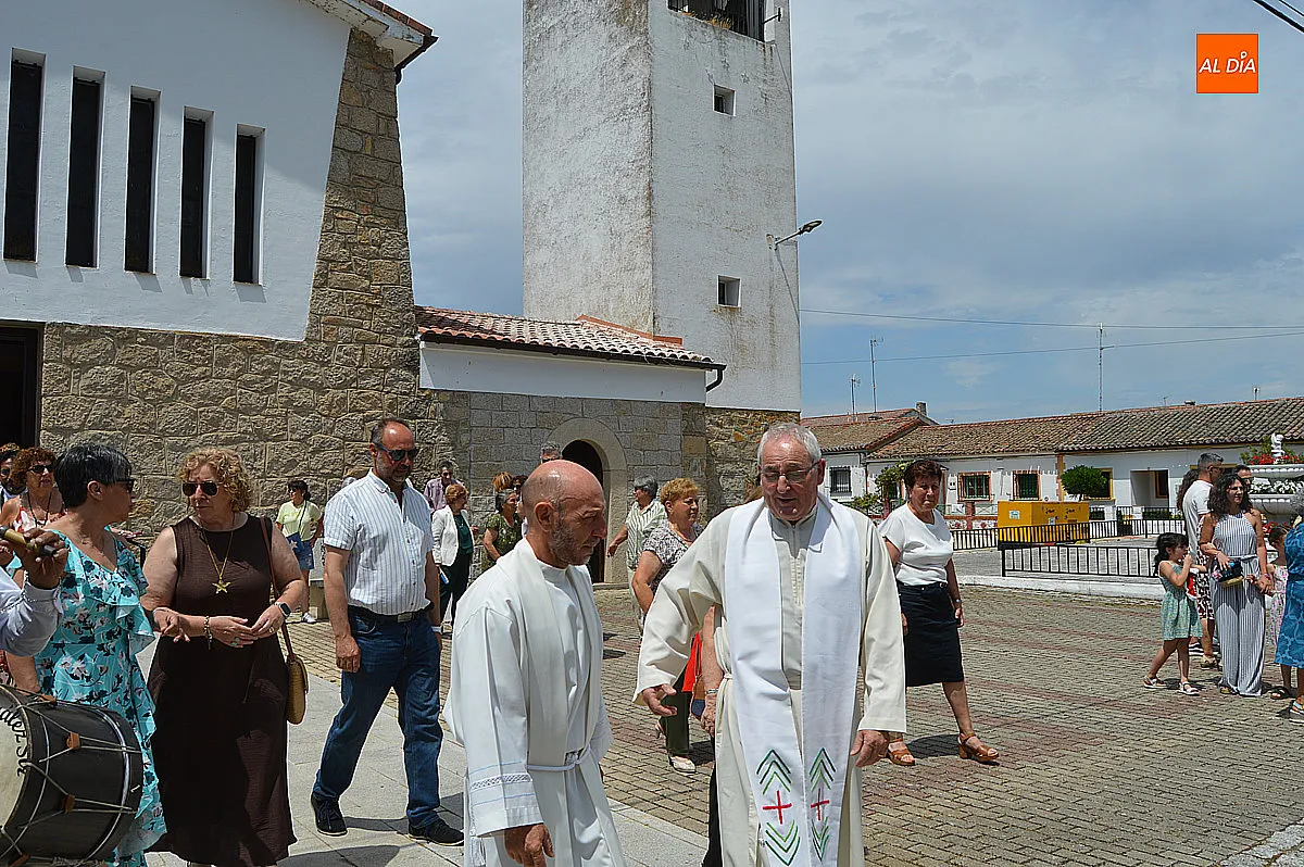 Misa y procesión de las fiestas de Campillo de Azaba 