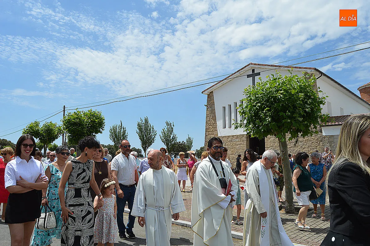 Misa y procesión de las fiestas de Campillo de Azaba 