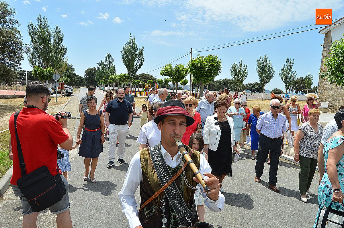 Misa y procesión de las fiestas de Campillo de Azaba 