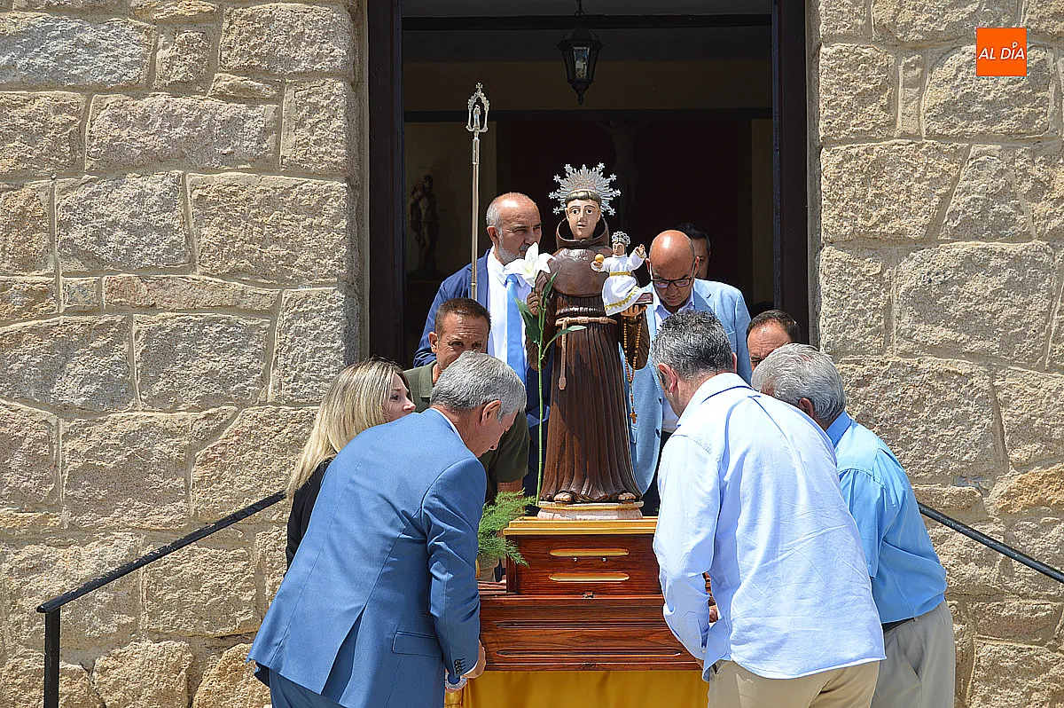 Misa y procesión de las fiestas de Campillo de Azaba 