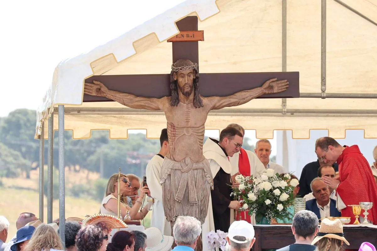 Tradicional peregrinación al santuario del Cristo de Cabrera en Las Veguillas. Foto de David Sañudo
