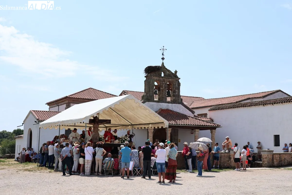 Tradicional peregrinación al santuario del Cristo de Cabrera en Las Veguillas. Foto de David Sañudo