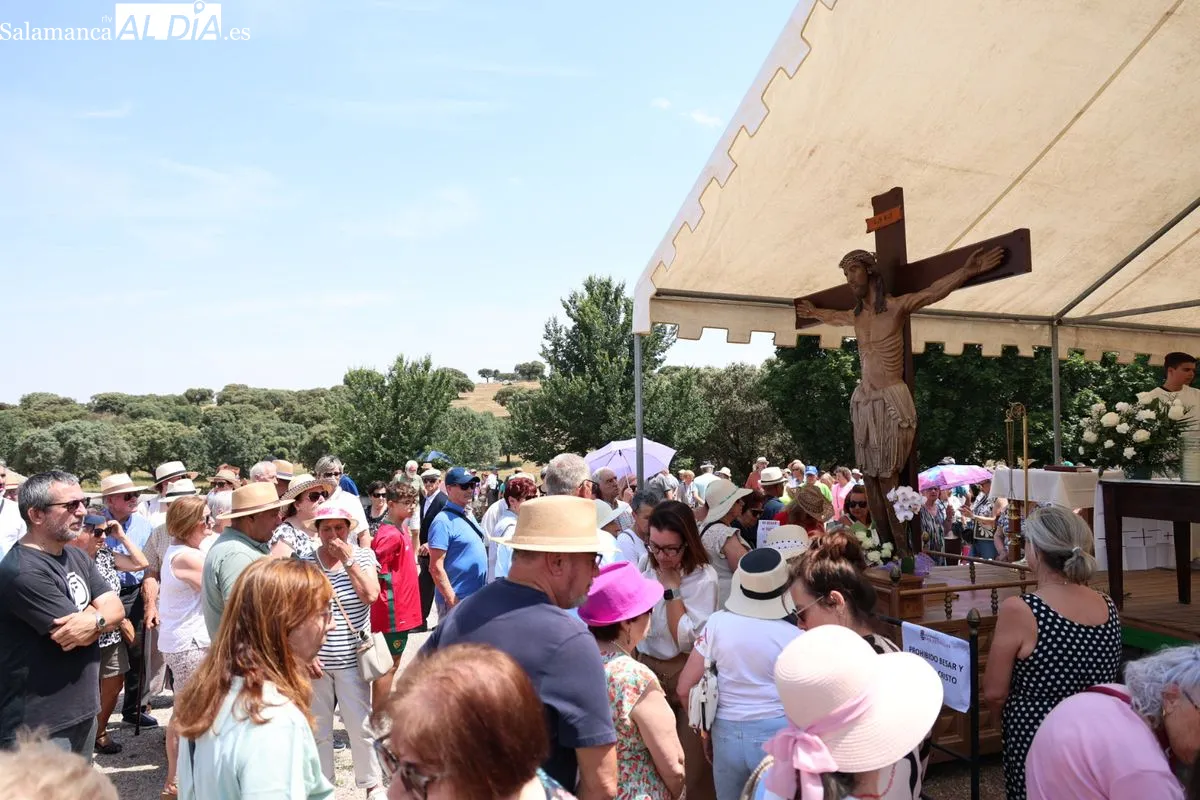 Tradicional peregrinación al santuario del Cristo de Cabrera en Las Veguillas. Foto de David Sañudo