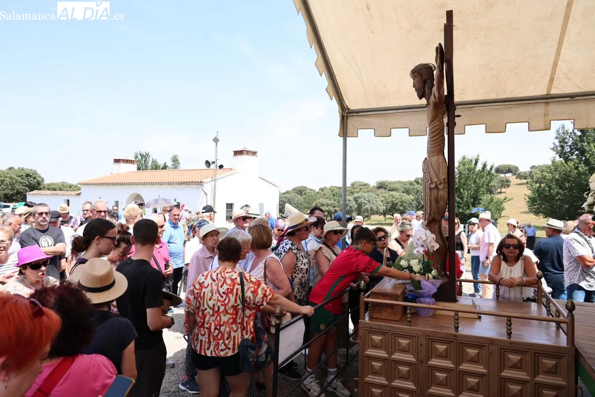 Tradicional peregrinación al santuario del Cristo de Cabrera en Las Veguillas. Foto de David Sañudo