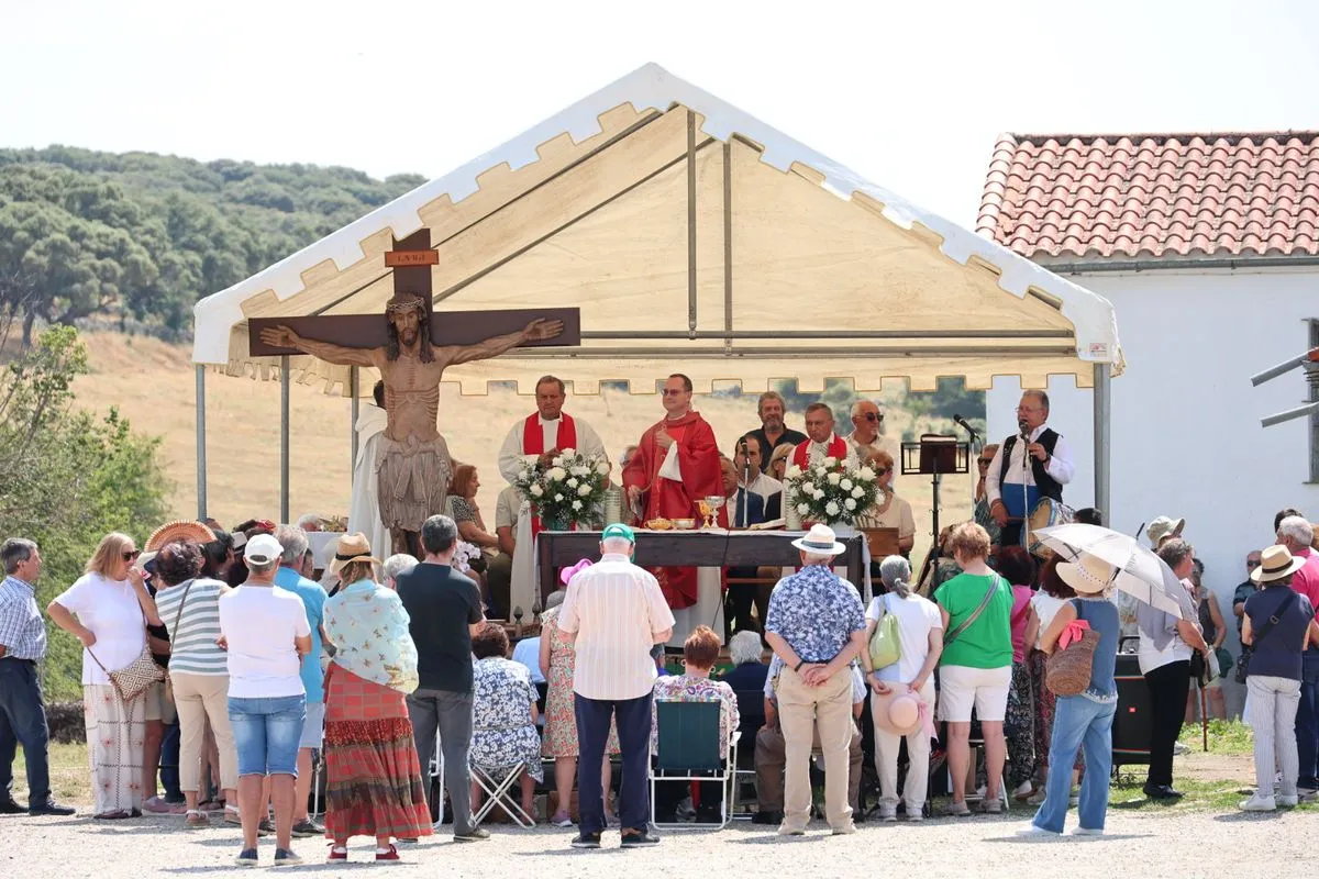 Tradicional peregrinación al santuario del Cristo de Cabrera en Las Veguillas. Foto de David Sañudo