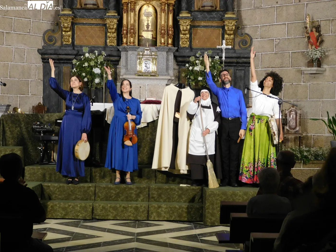 Representación en Villavieja de Yeltes de la obra Juan, espíritu del amor