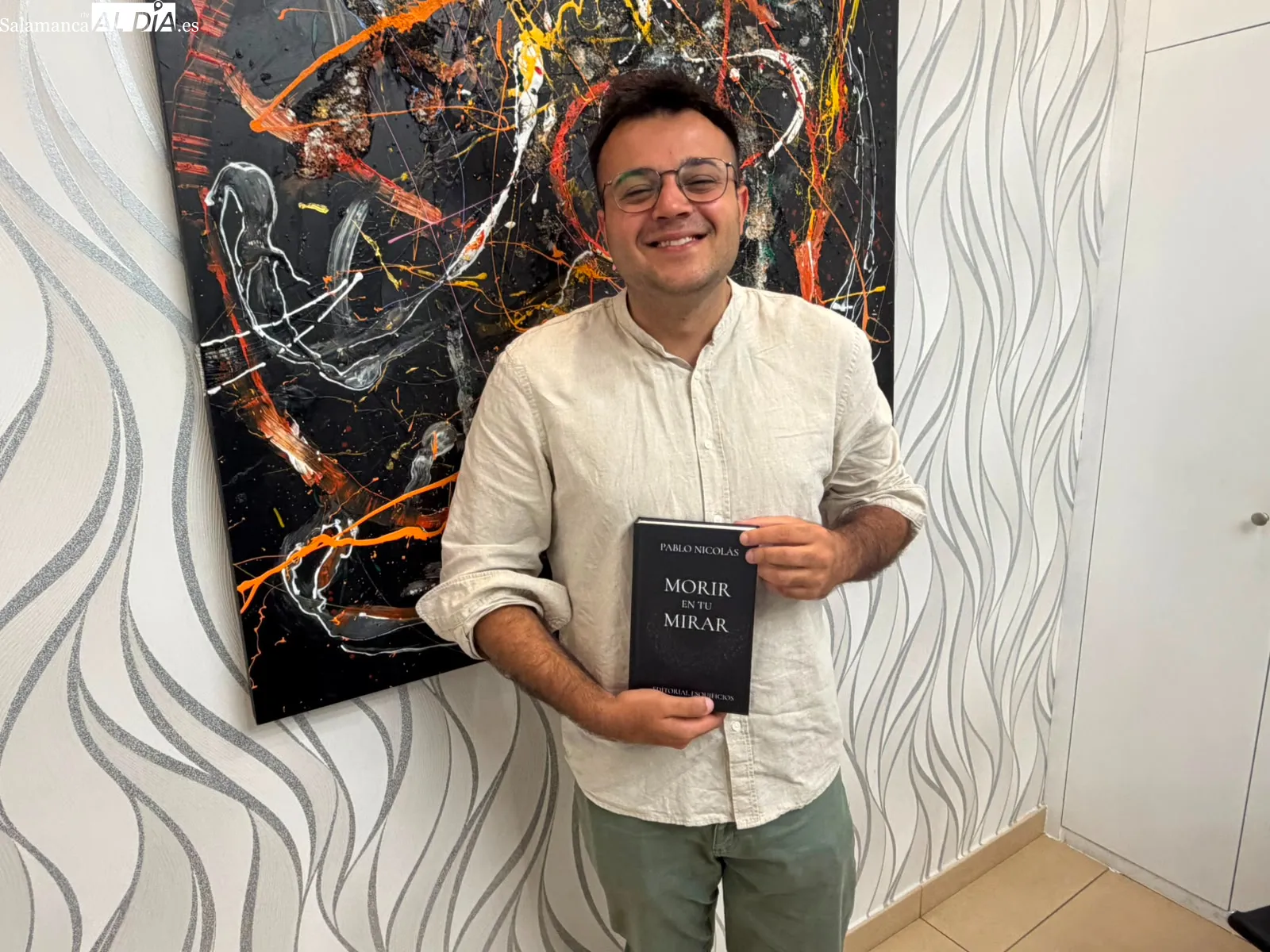 El salmantino Pablo Nicolás presenta su primera novela con la ciudad de Salamanca como escenario principal 