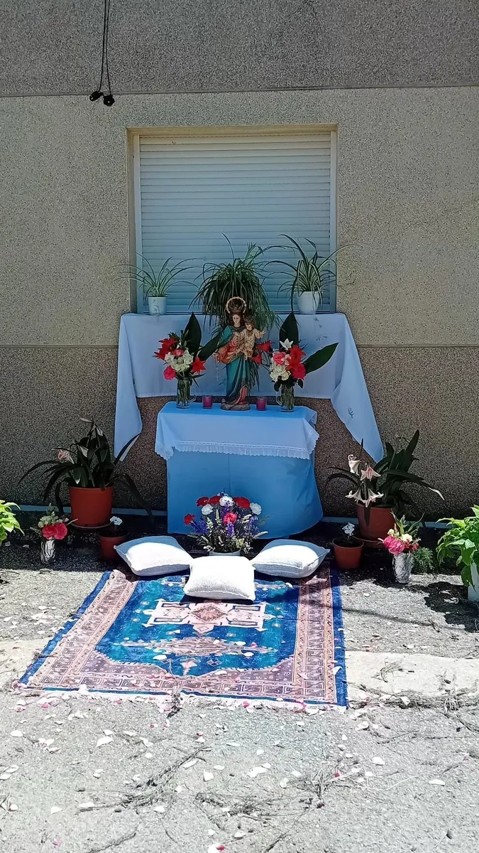 Celebración del Corpus Christi en Yecla de Yeltes 