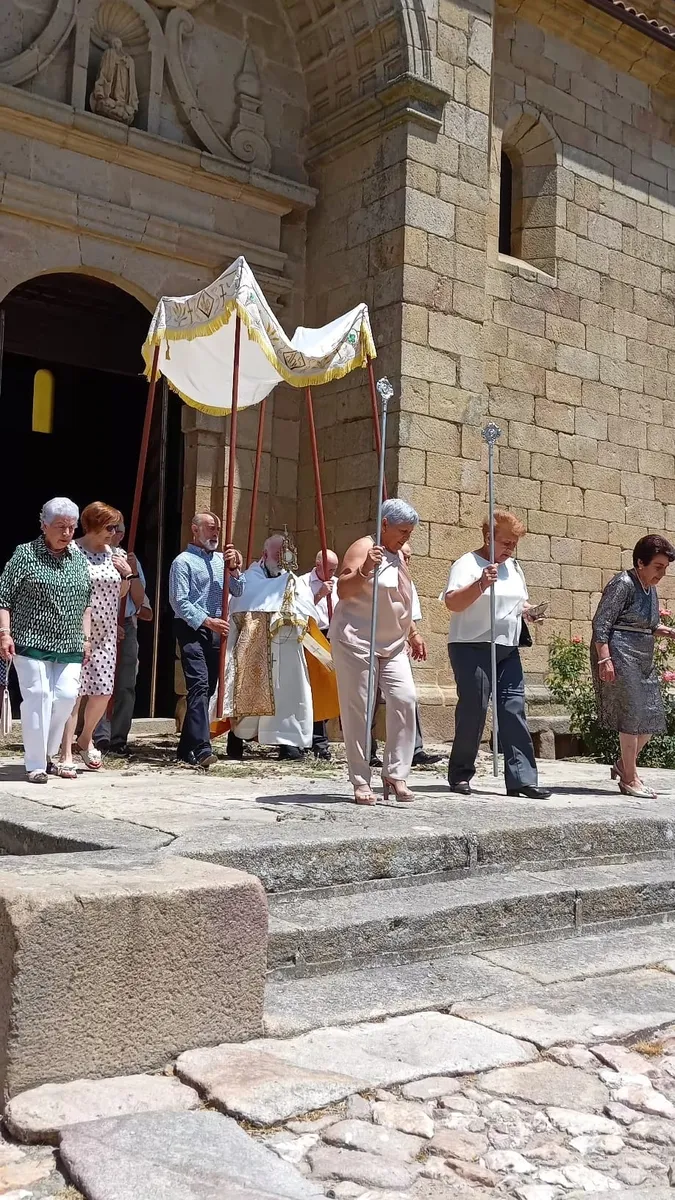 Celebración del Corpus Christi en Yecla de Yeltes 