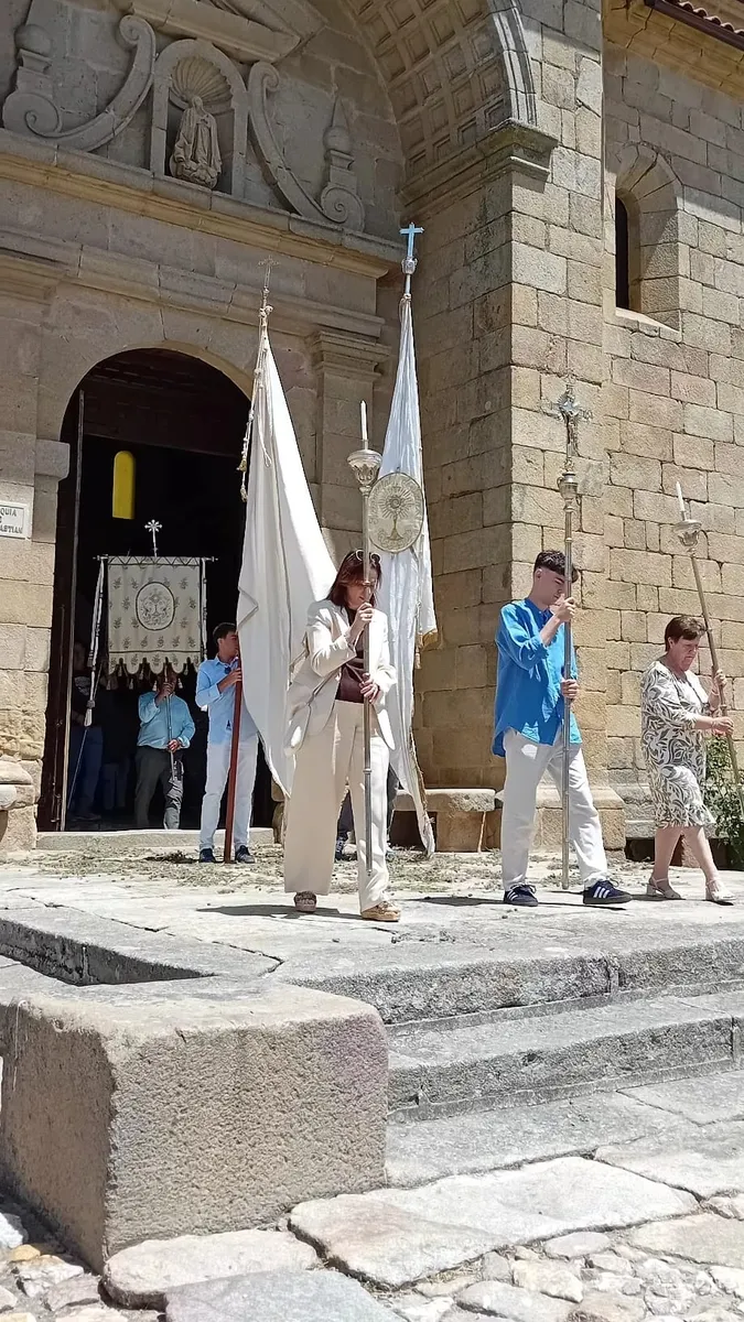 Celebración del Corpus Christi en Yecla de Yeltes 