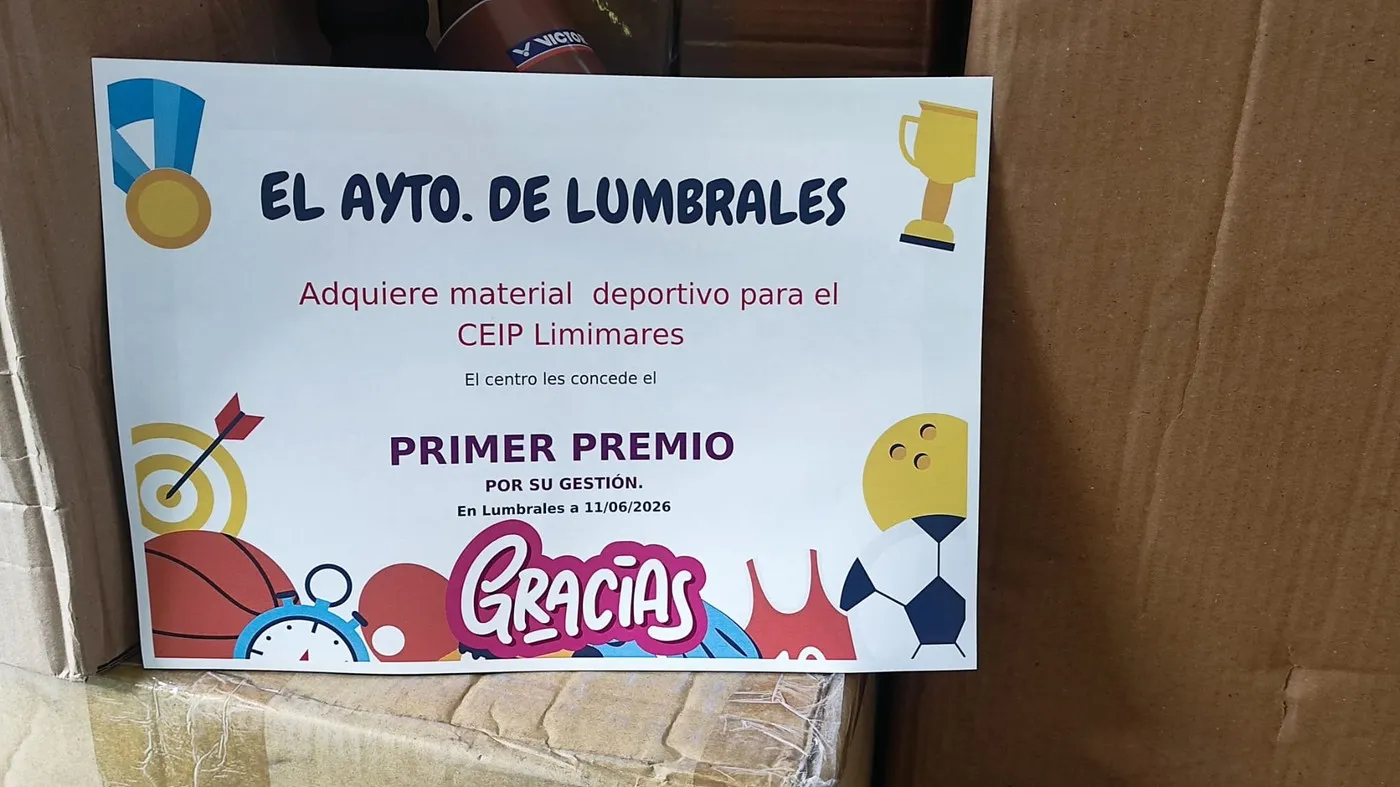 Agradecimiento simbólico del CEIP Liminares