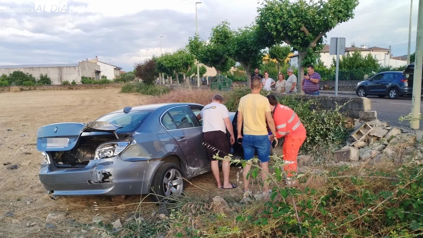 Accidente en Aldeadávila de la Ribera con una mujer herida 