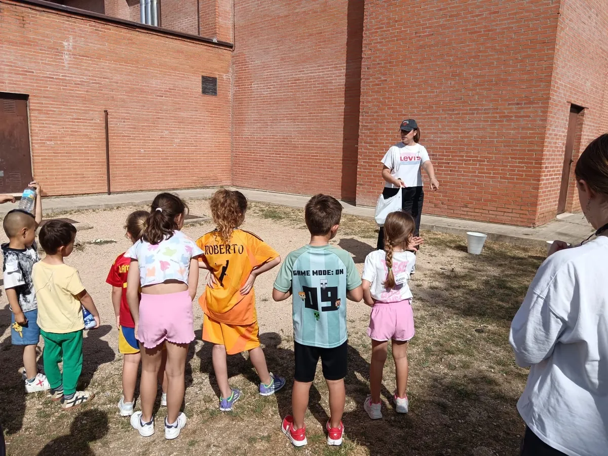 Divertida yincana fin de curso en el CEIP Manuel Moreno Blanco de Vitigudino 