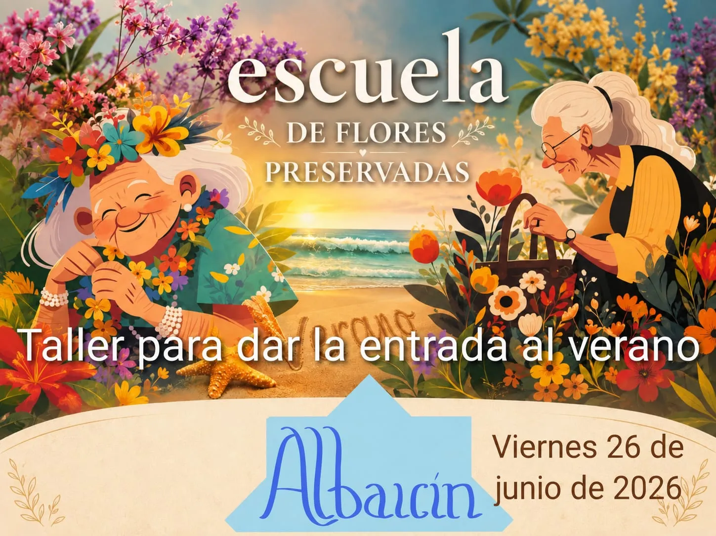 Los mayores han participado en la identificación de especies de flora impartido por Juanma Ruiz