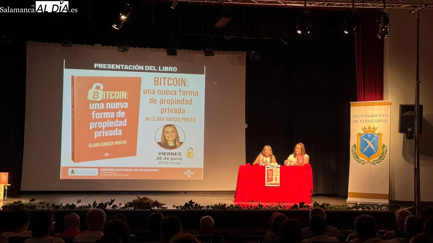 Presentación en Vitigudino del libro 'Bitcoin: una nueva forma de propiedad privada' / JORGE MONTES