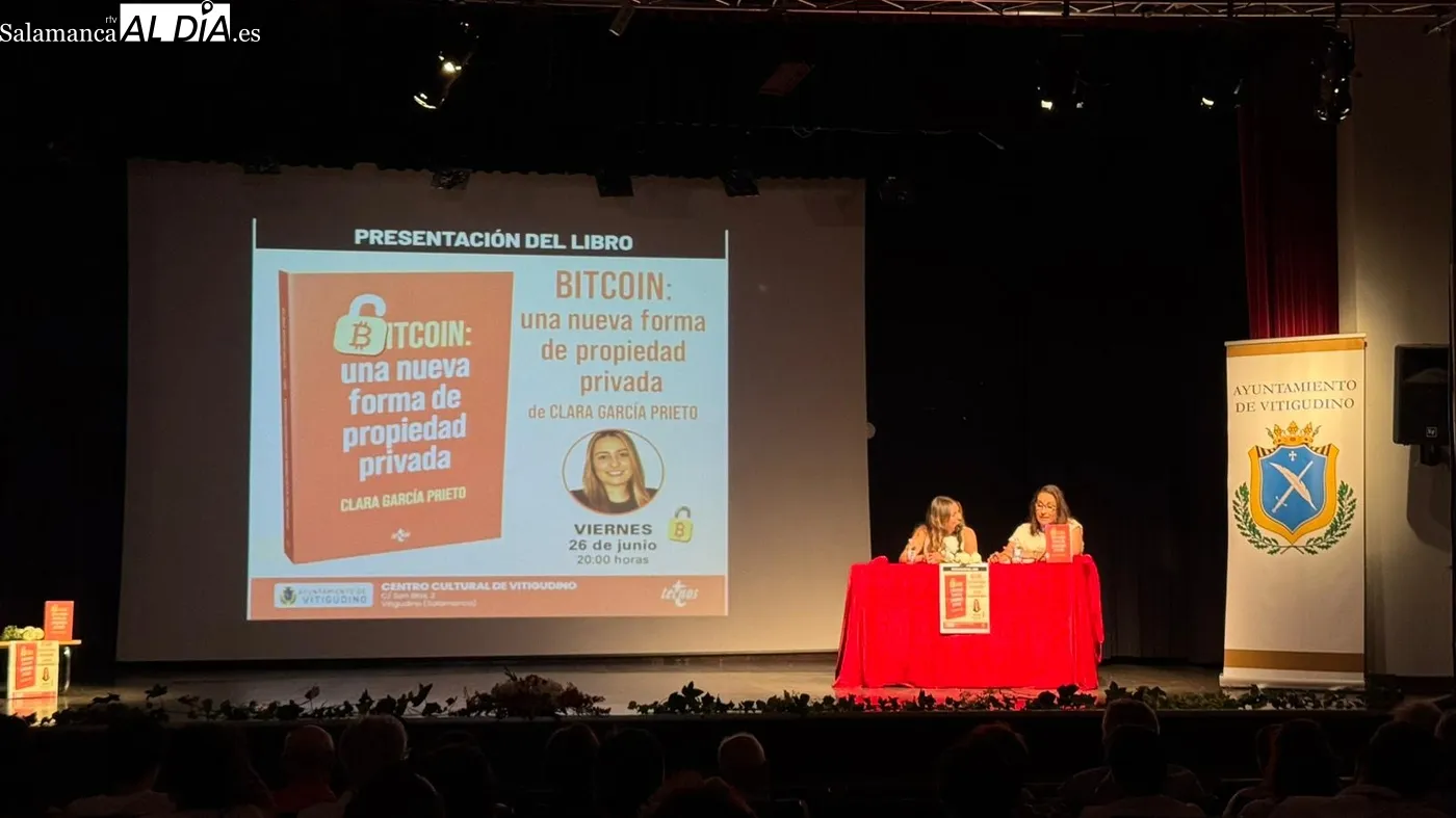 Presentación en Vitigudino del libro 'Bitcoin: una nueva forma de propiedad privada' / JORGE MONTES