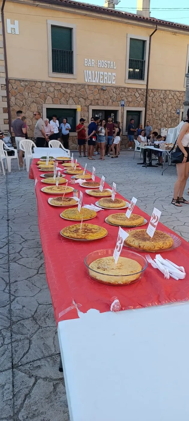 Concurso de tortillas en Barruecopardo