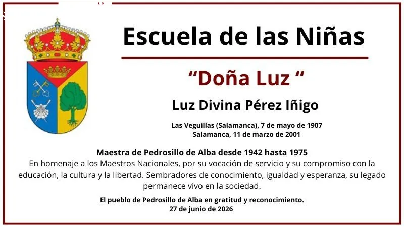 Foto 6 - Pedrosillo de Alba rinde un emotivo homenaje a sus maestros y pone en valor el legado de sus antiguas escuelas