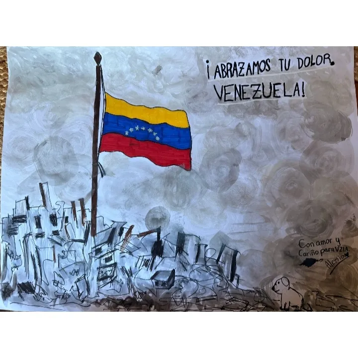 Foto 9 - La colonia venezolana y los ni&ntilde;os de Ciudad Rodrigo se unen por las v&iacute;ctimas del se&iacute;smo