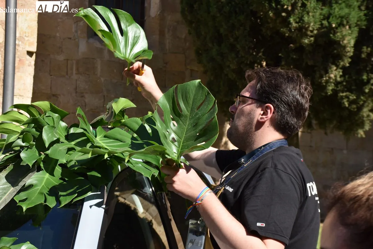 X Campeonato Mejor Artesano Florista de España en el Patio Chico de la Catedral. Foto de Miguel González