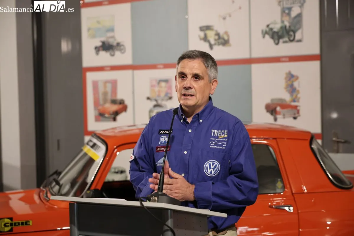 Presentación en el Museo de Automoción del XIII Rallye Entresierras Histórico. Foto de David Sañudo