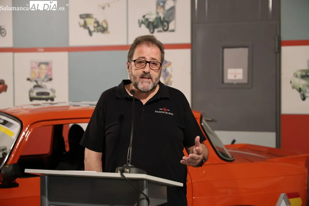 Presentación en el Museo de Automoción del XIII Rallye Entresierras Histórico. Foto de David Sañudo