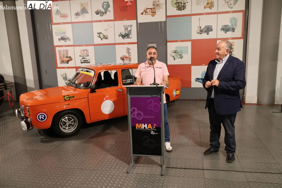 Presentación en el Museo de Automoción del XIII Rallye Entresierras Histórico. Foto de David Sañudo