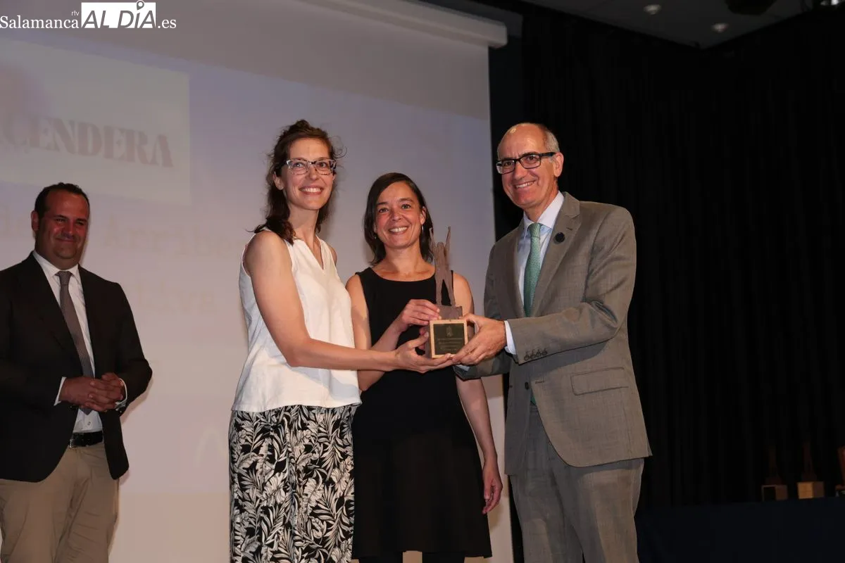 Entrega de los XV Premios Emprendedores de la Diputación de Salamanca, en un acto celebrado en Santa Marta. Foto de David Sañudo