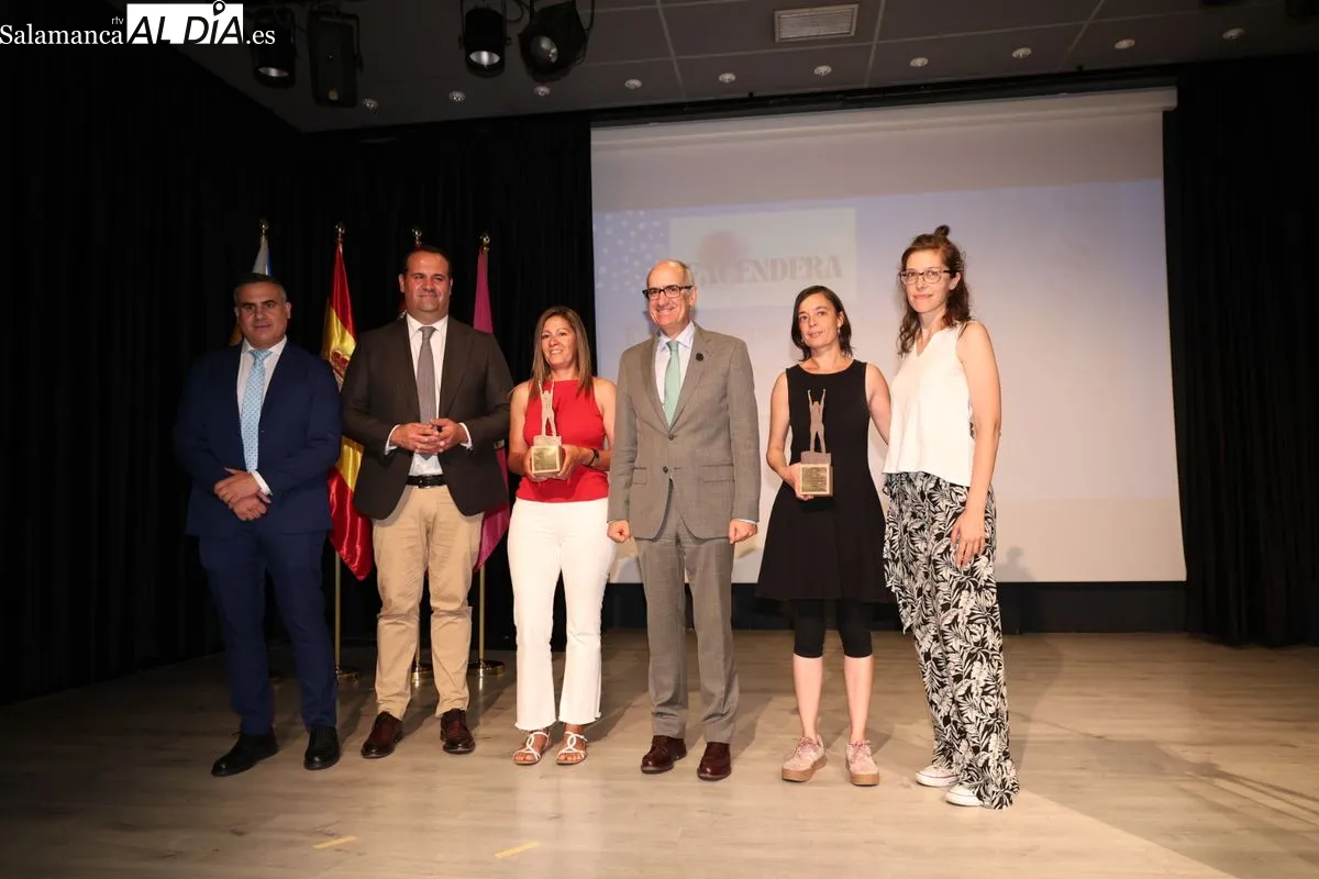 Entrega de los XV Premios Emprendedores de la Diputación de Salamanca, en un acto celebrado en Santa Marta. Foto de David Sañudo