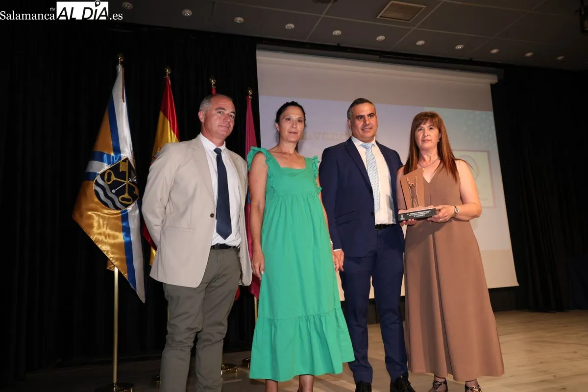 Entrega de los XV Premios Emprendedores de la Diputación de Salamanca, en un acto celebrado en Santa Marta. Foto de David Sañudo