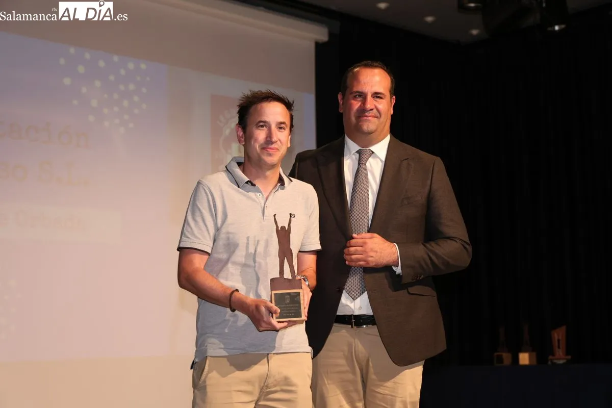 Entrega de los XV Premios Emprendedores de la Diputación de Salamanca, en un acto celebrado en Santa Marta. Foto de David Sañudo