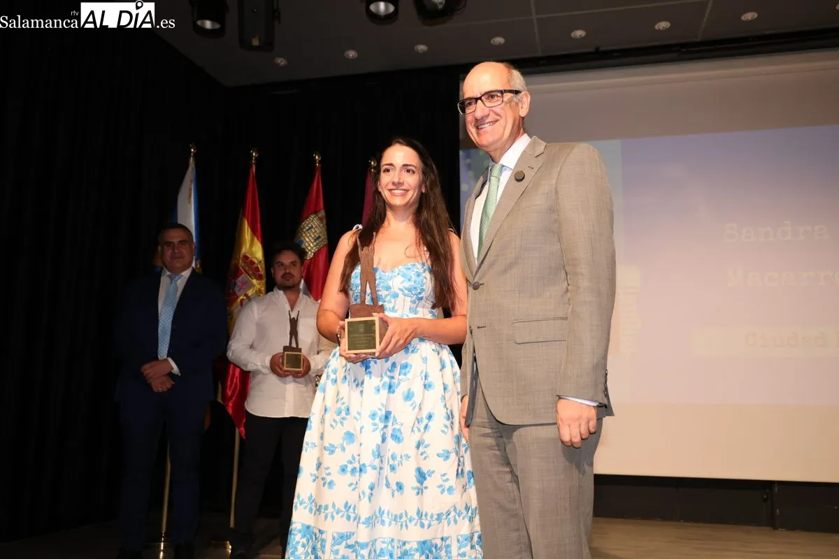 Entrega de los XV Premios Emprendedores de la Diputación de Salamanca, en un acto celebrado en Santa Marta. Foto de David Sañudo