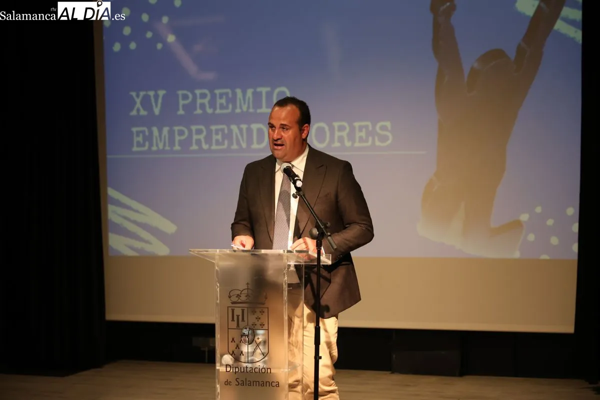 Entrega de los XV Premios Emprendedores de la Diputación de Salamanca, en un acto celebrado en Santa Marta. Foto de David Sañudo