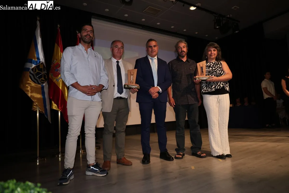 Entrega de los XV Premios Emprendedores de la Diputación de Salamanca, en un acto celebrado en Santa Marta. Foto de David Sañudo