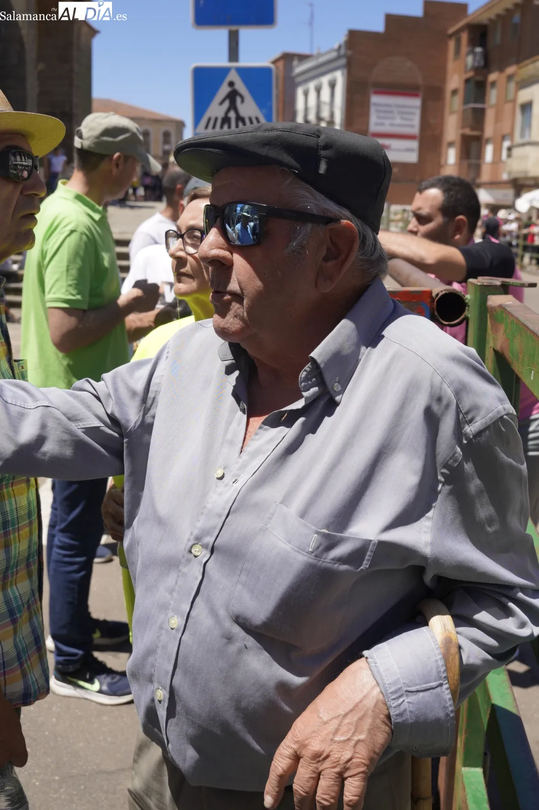 Encierro del sábado de Corpus en Vitigudino / REP. GRÁFICO: LUIS MIGUEL CONDE