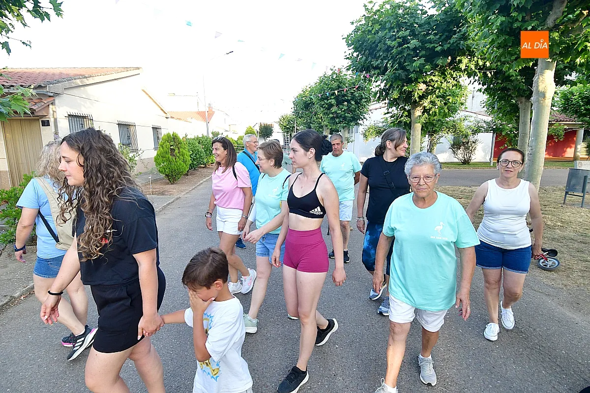 Marcha popular saludable en Sanjuanejo