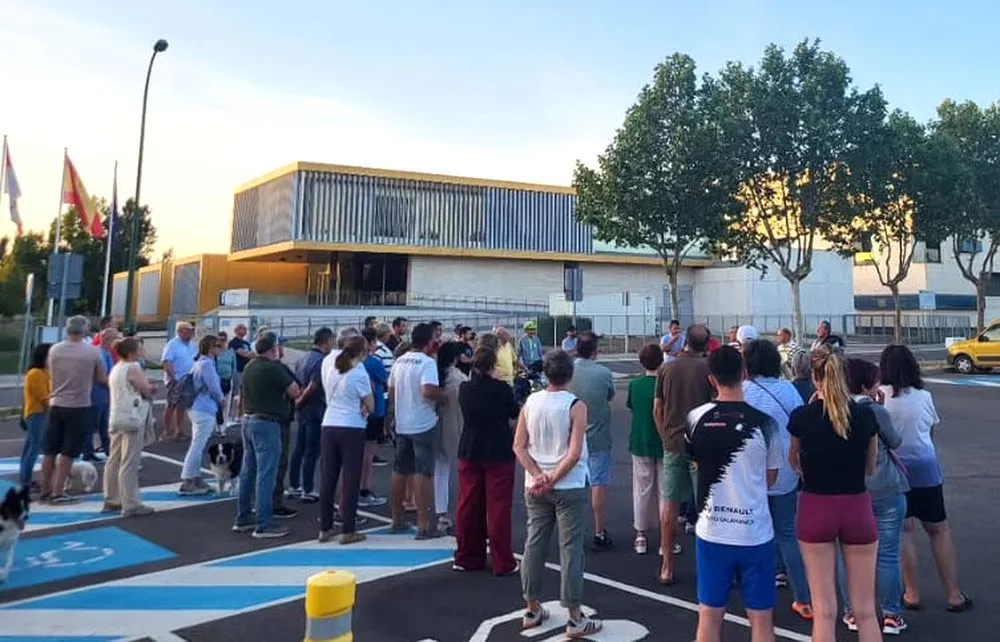 Protesta en Villamayor contra la planta de biometano