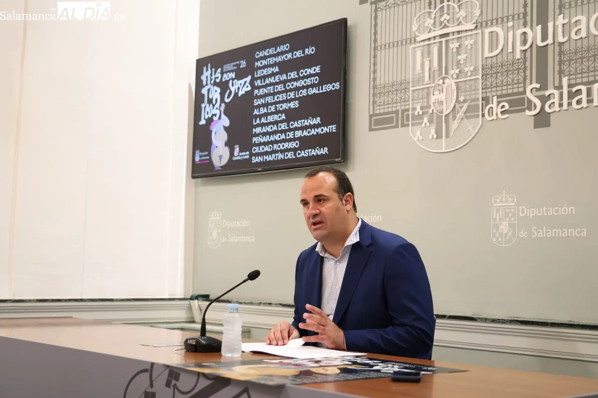 Presentación del  Ciclo Históricos con Jazz 2026 en la Diputación de Salamanca. Foto de David Sañudo