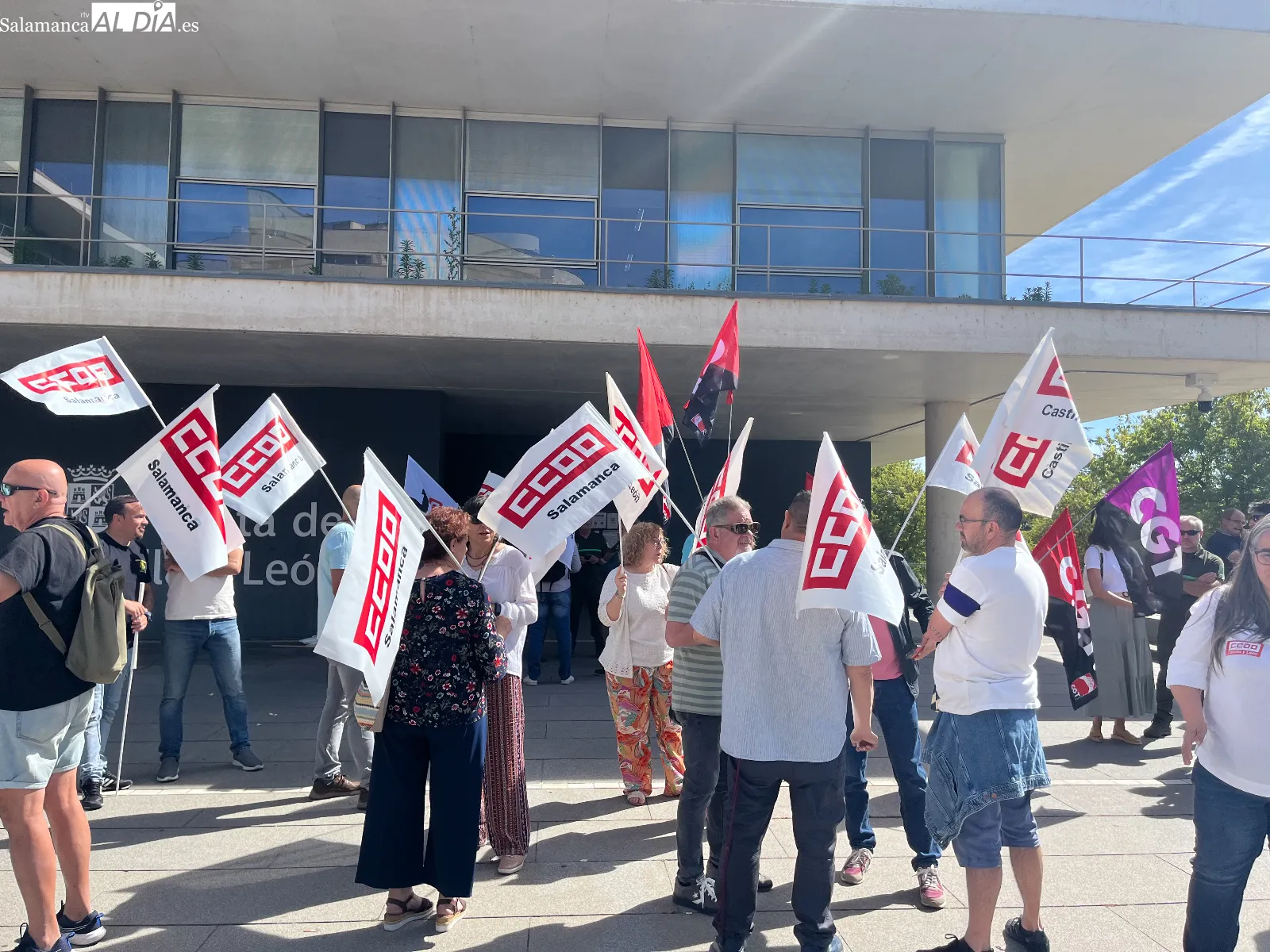 Foto 3 - CCOO y CGT denuncian las "lamentables" condiciones del operativo de incendios a dos d&iacute;as del riesgo alto